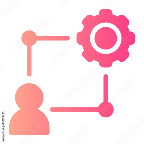interpersonal gradient icon