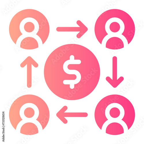 interpersonal gradient icon