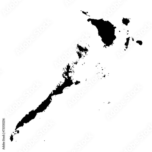 Mimaropa Region map, administrative division of Philippines. Vector illustration. photo