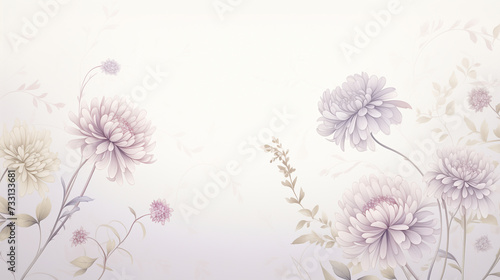 Purple and pink flowers background