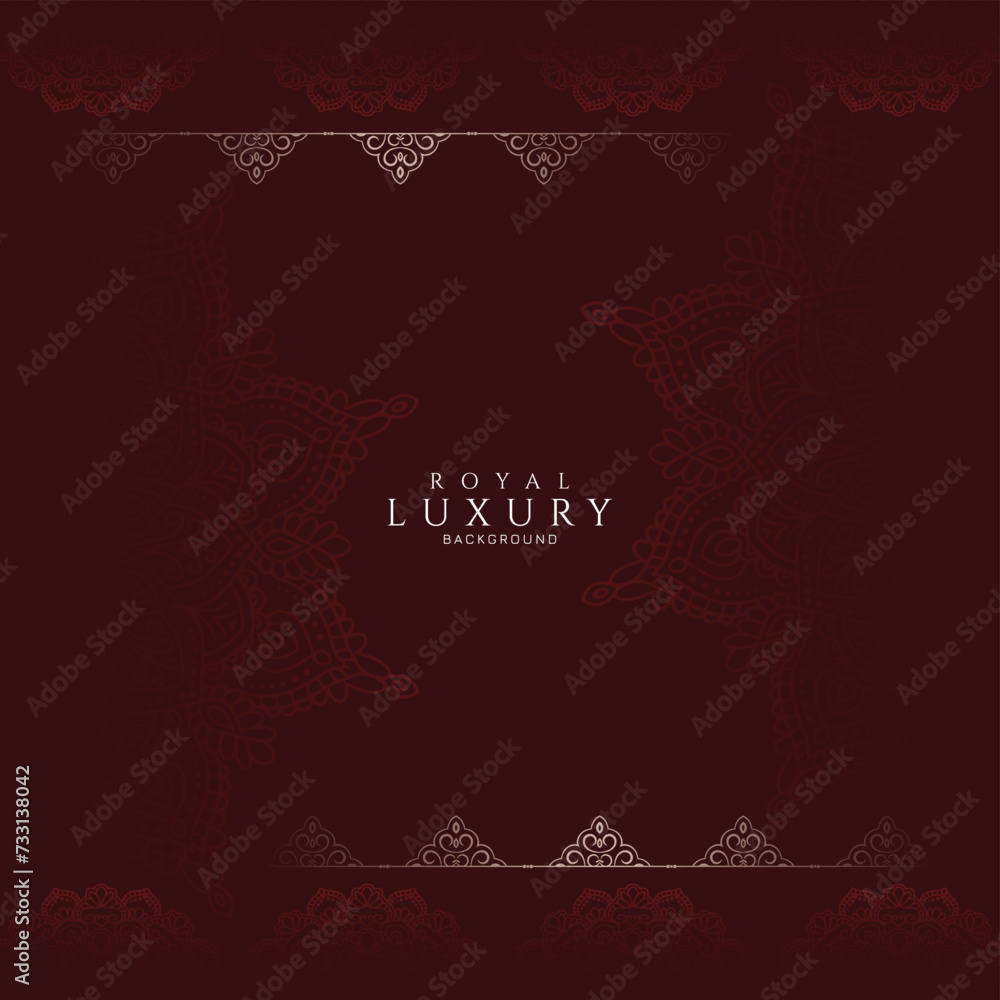 Royal elegant floral frame classic ethnic background Royal elegant floral frame classic ethnic background