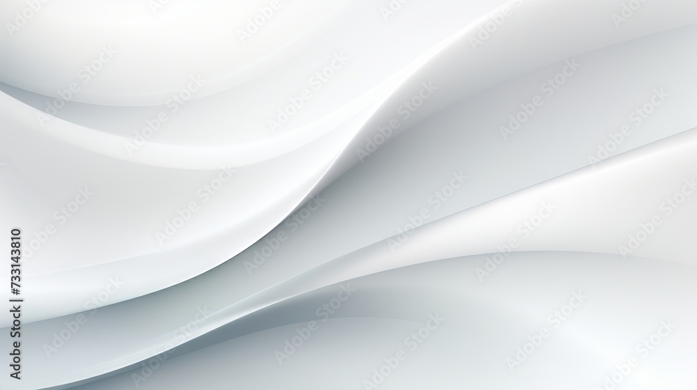 Clean and polished white abstract design Clean and polished white abstract design