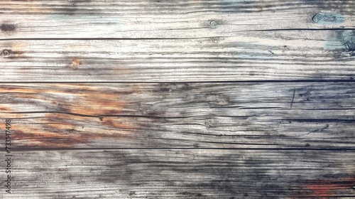 Grungy painted wooden texture as background.