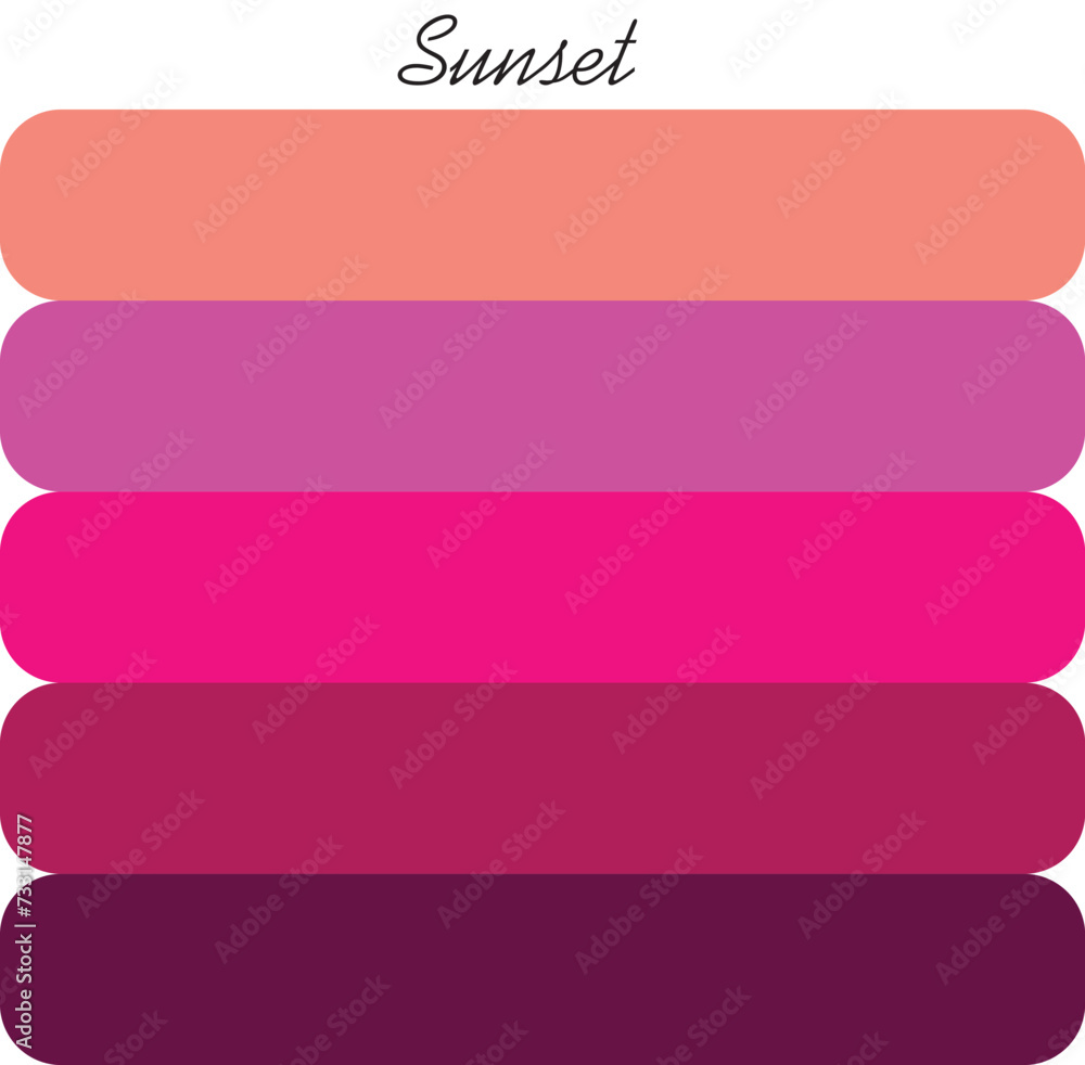 Abstract Colored Palette Guide