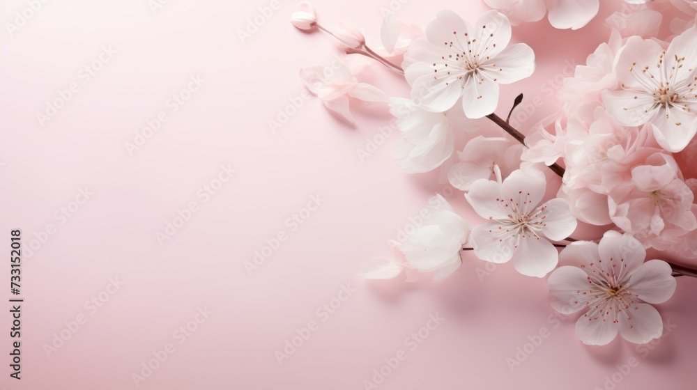 A soft and pastel pink background for a delicate touch