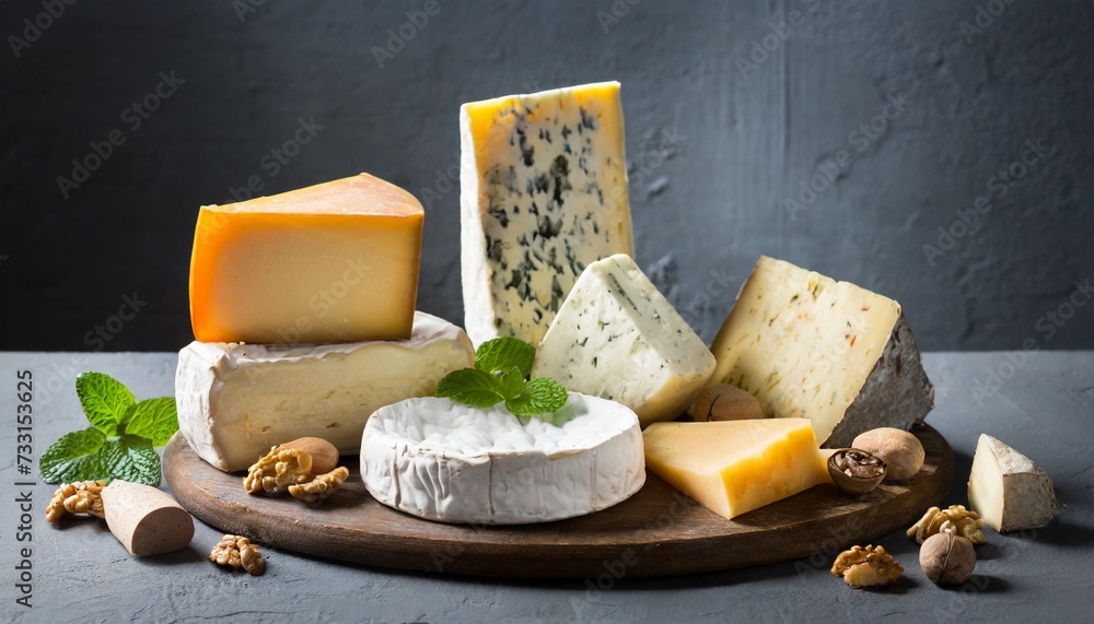 different kinds of cheeses