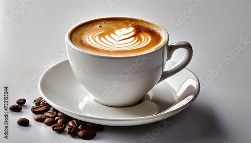 coffee cup on white background