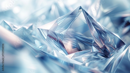 Clean abstract background with sharp edges, symbolizing clarity and transpare...
