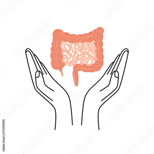 care for healthy digestive system icon