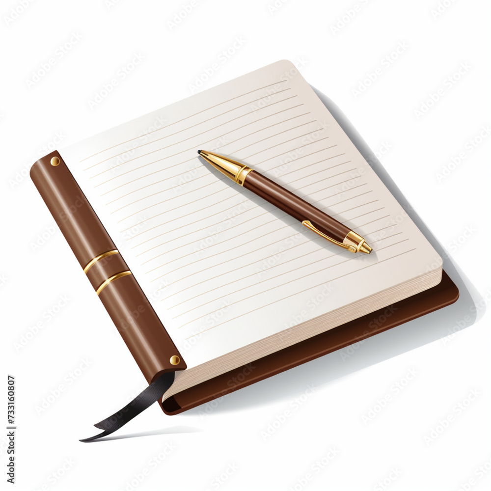 notebook and pen paper notebook and pen paper