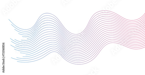 abstract wavy lines background element. Suitable for AI, tech, network, science, digital technology theme
