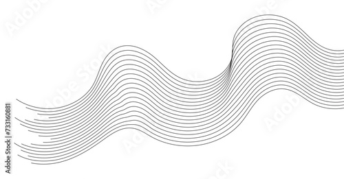 abstract wavy lines background element. Suitable for AI, tech, network, science, digital technology theme