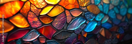a photo featuring a glass mosaic background