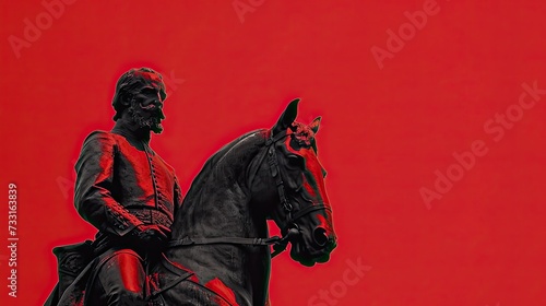 Greeting Card and Banner Design for Casimir Pulaski Day Background photo