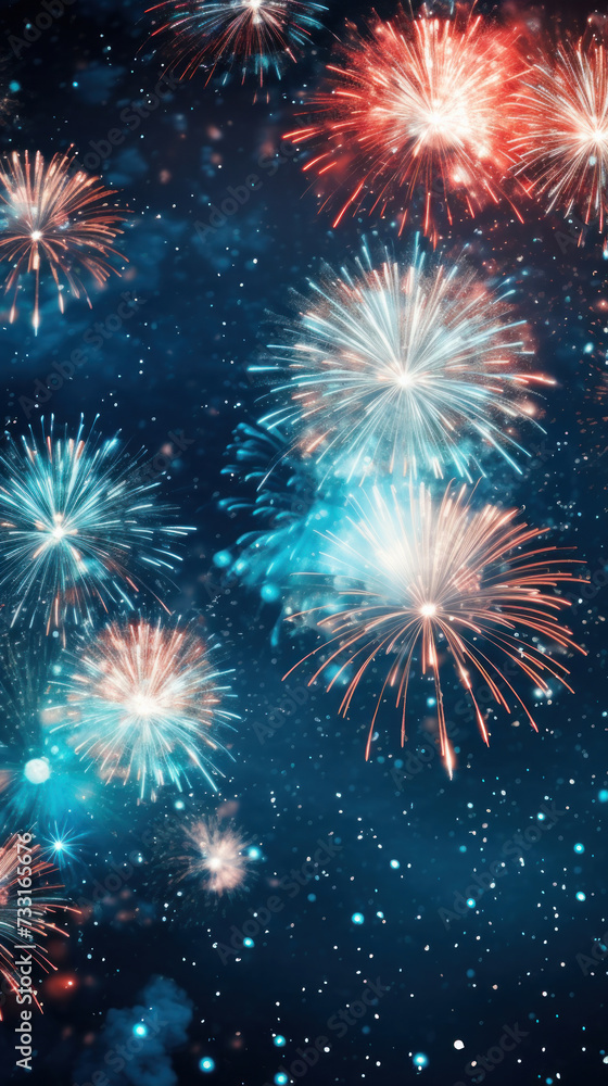 Fireworks festive holidays celebration concept. Fireworks festive holidays celebration concept.
