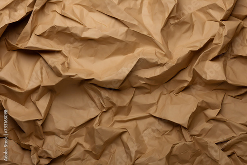 Wallpaper Mural Crumpled Brown Paper Texture Torontodigital.ca