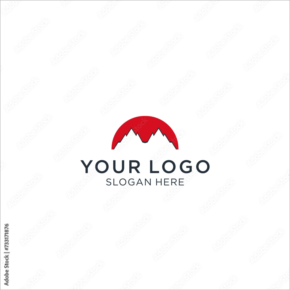 logo mountain design logo mountain design