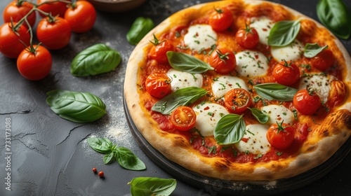 Margherita Pizza with Fresh Basil