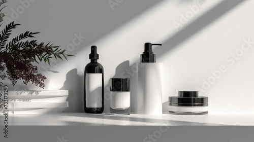 Minimalistic yet impactful, the cosmetics on the podium exude luxury and style