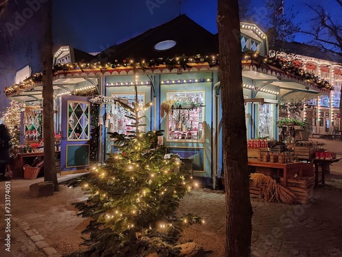 Tivoli Gardens in December, Copenhagen