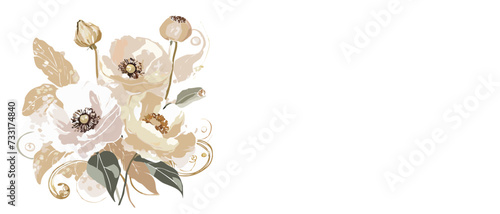 background flowers white 