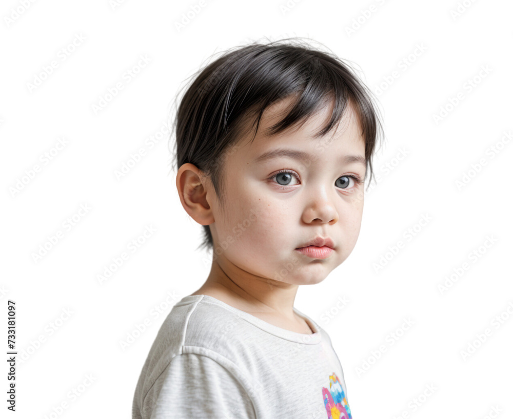 Cute Children Isolated on White Transparent Background Cute Children Isolated on White Transparent Background