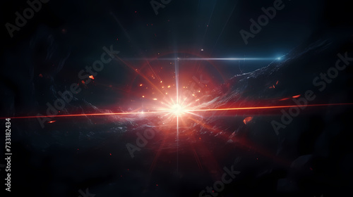 Space galaxy background, 3D illustration of nebulae in the universe