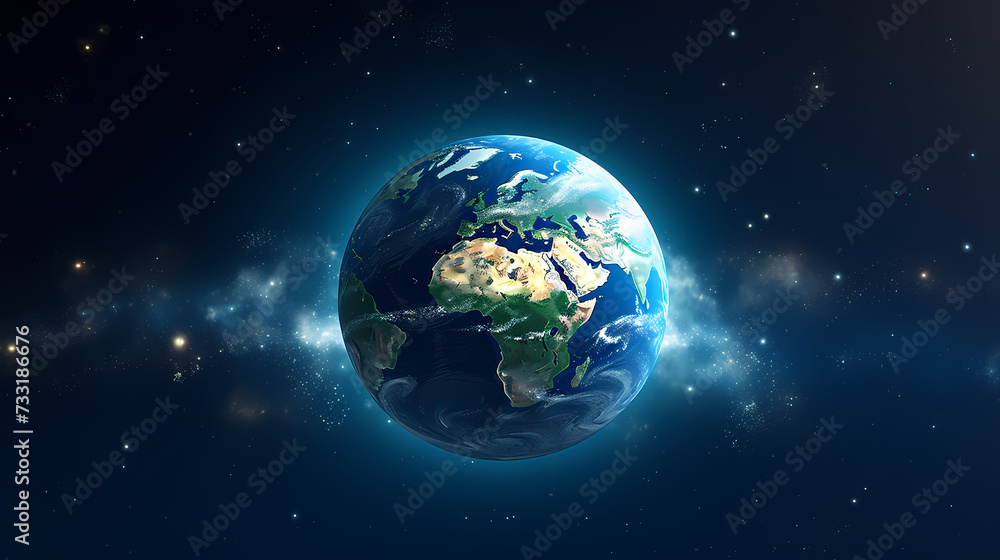 Space galaxy background, 3D illustration of nebulae in the universe Space galaxy background, 3D illustration of nebulae in the universe