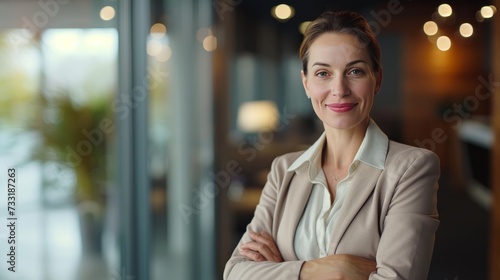 With professional grace, she exudes warmth, making customers feel welcomed an...