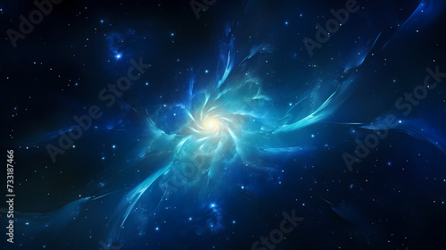 Cosmic illustration showing vibrant cosmic background