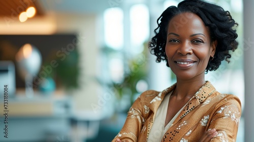 With professional grace, she exudes warmth, making customers feel welcomed an...