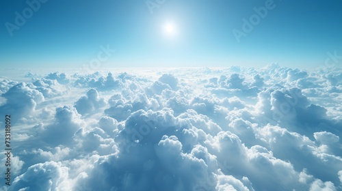 Clean backdrop resembling a vast, open sky, symbolizing the boundless possibi...