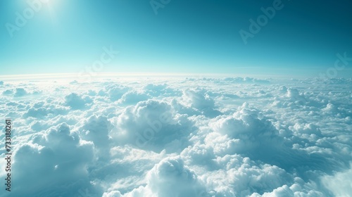Clean backdrop resembling a vast, open sky, symbolizing the boundless possibi...