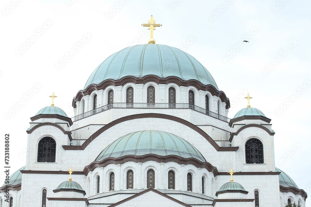 Main orthodox cathedral in Belgrade 