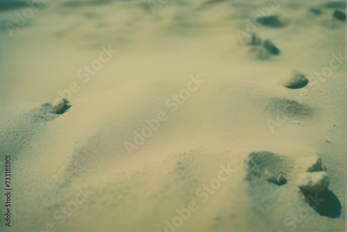 a view of a sand dune. Generative AI