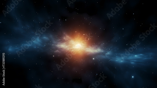Cosmic illustration showing vibrant cosmic background © Derby