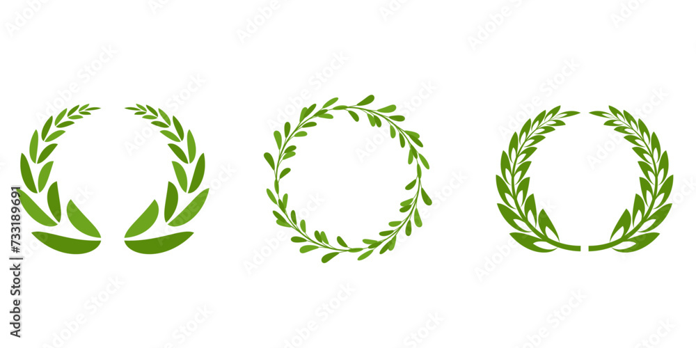 Elegant floral wreath vector Elegant floral wreath vector