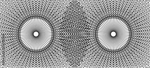 Vektor Design Element Hintergrund - Pfeile Muster Texturen und Linien- Symmetrie im Kreis