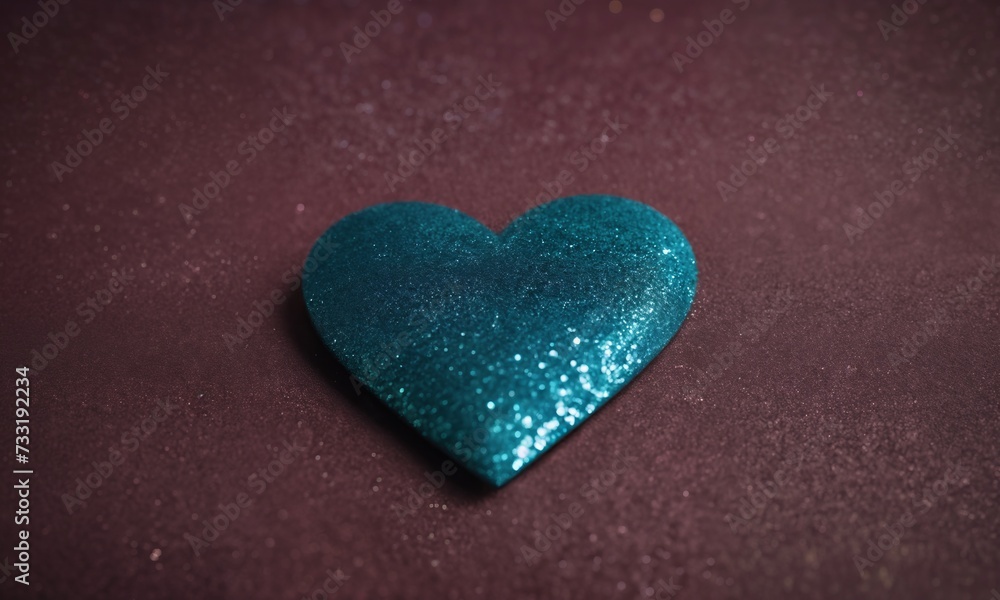 Fototapeta premium Love Heart shiny glitter background