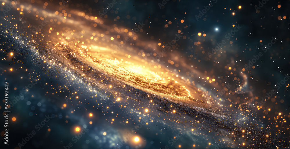 rotating galaxy universe with particles rotating galaxy universe with particles