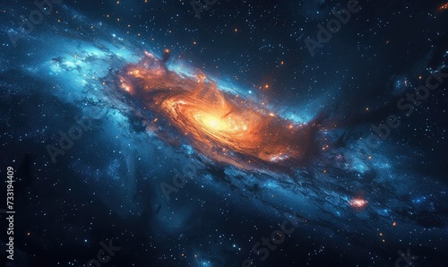 Photo galaxy starfield gas nebula quasars supernova
