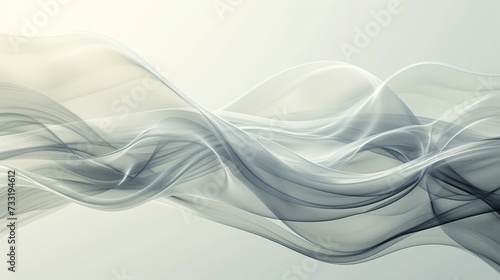 Minimalist backdrop with fluid lines, representing the dynamic movement of mo...