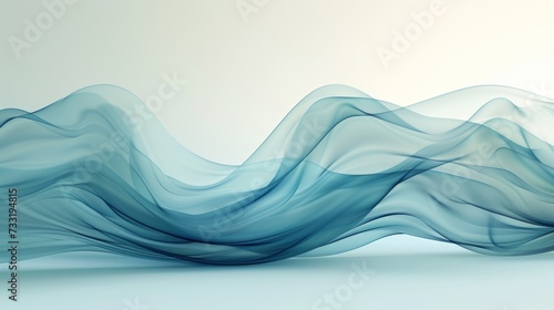 Minimalist backdrop with fluid lines, representing the dynamic movement of mo...