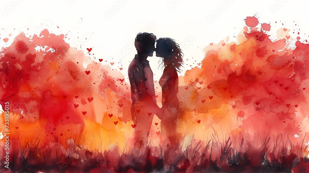romantic couple background