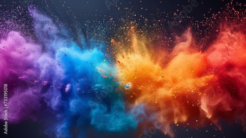 Colorful Blowing Background