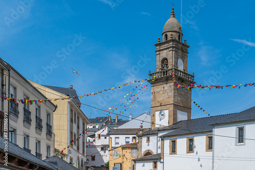 Church in the town of Foz, Galicia, Spain photo