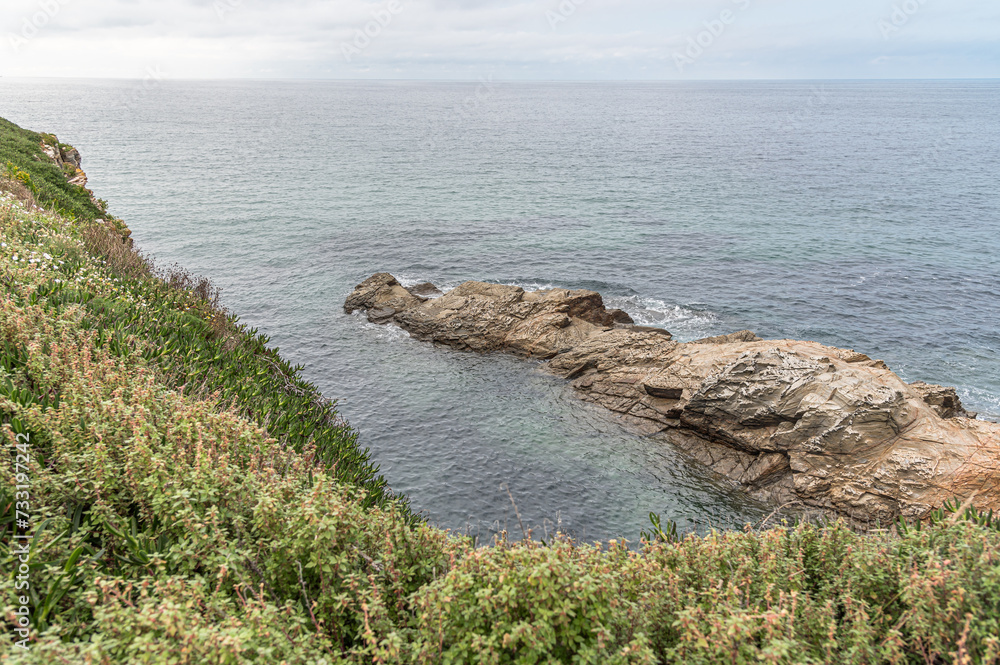 Rugged coast in Galicia, Spain