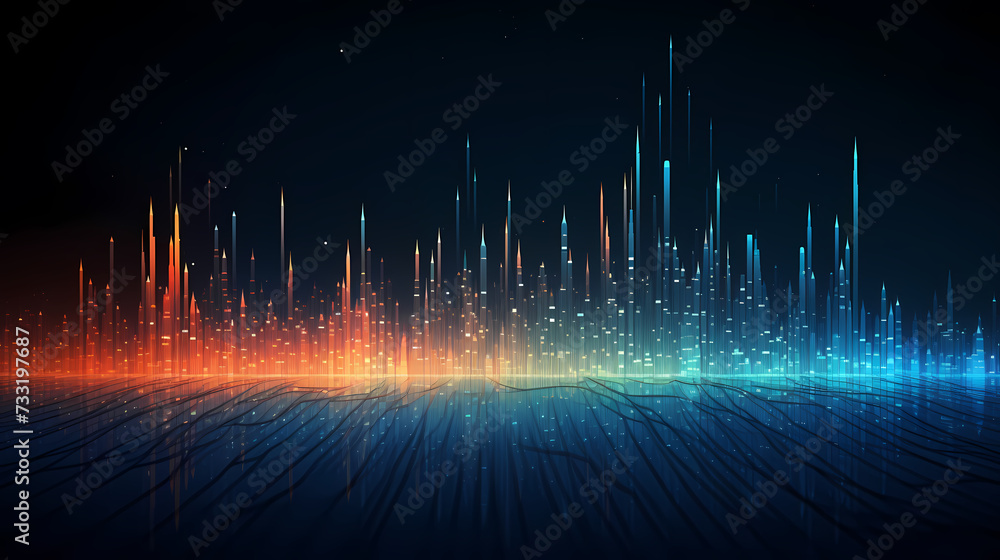 Stock market chart line concept, business chart on stock market background Stock market chart line concept, business chart on stock market background