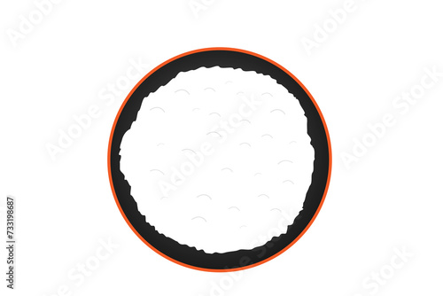 rice pilaf food carbohydrate plate vector design