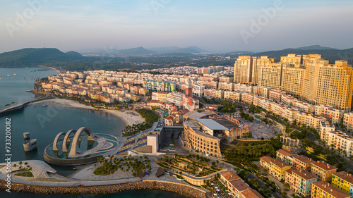 Photos Aerial view of Sunset Town on Phu Quoc island, Vietnam.